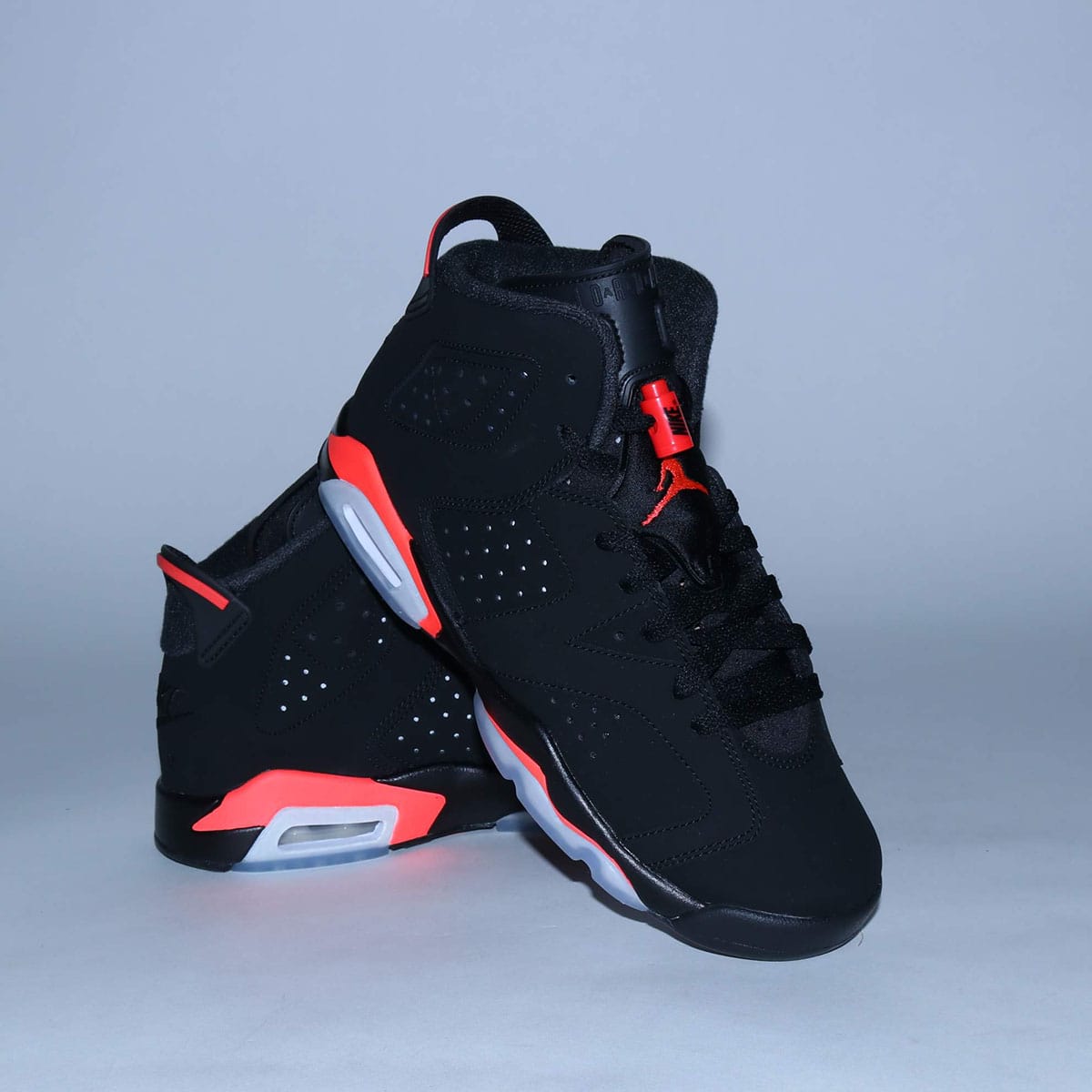 JORDAN BRAND JORDAN 6 RETRO (PS) BLACK/INFRARED 19SP-I