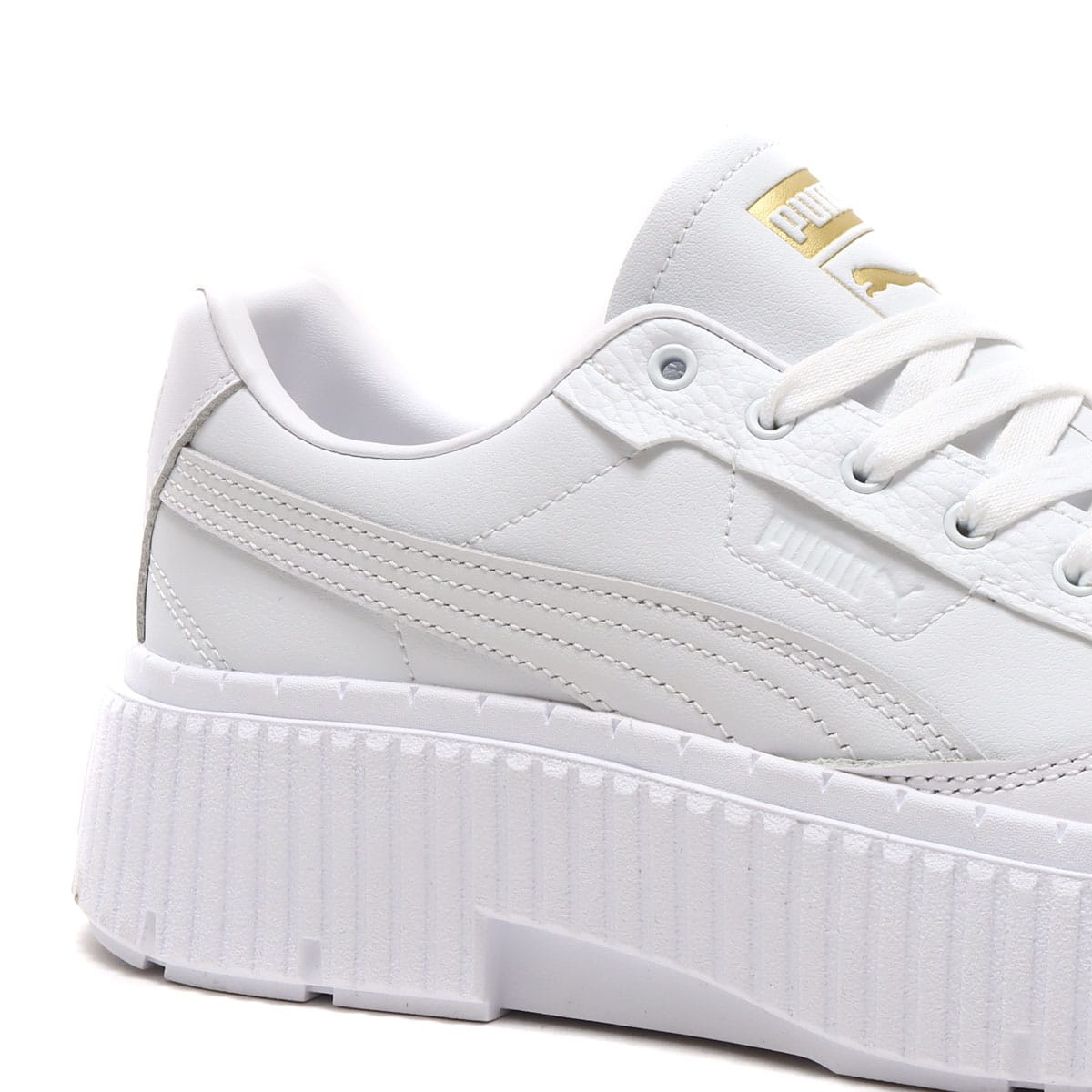 PUMA DINARA LTHR WNS PUMA WHITEの画像