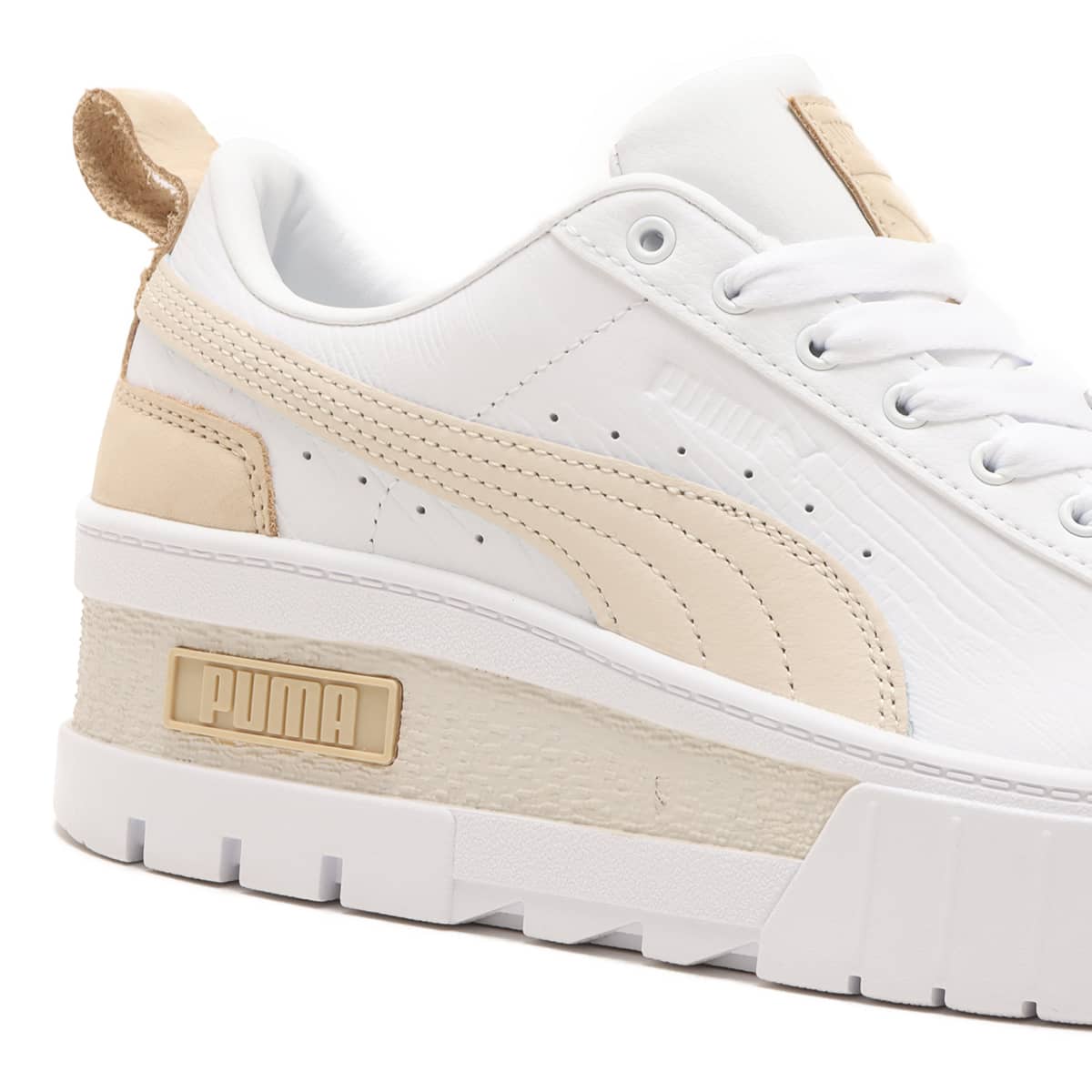 PUMA MAYZE WEDGE LUXURY WNS PUMA WHITEGRの画像