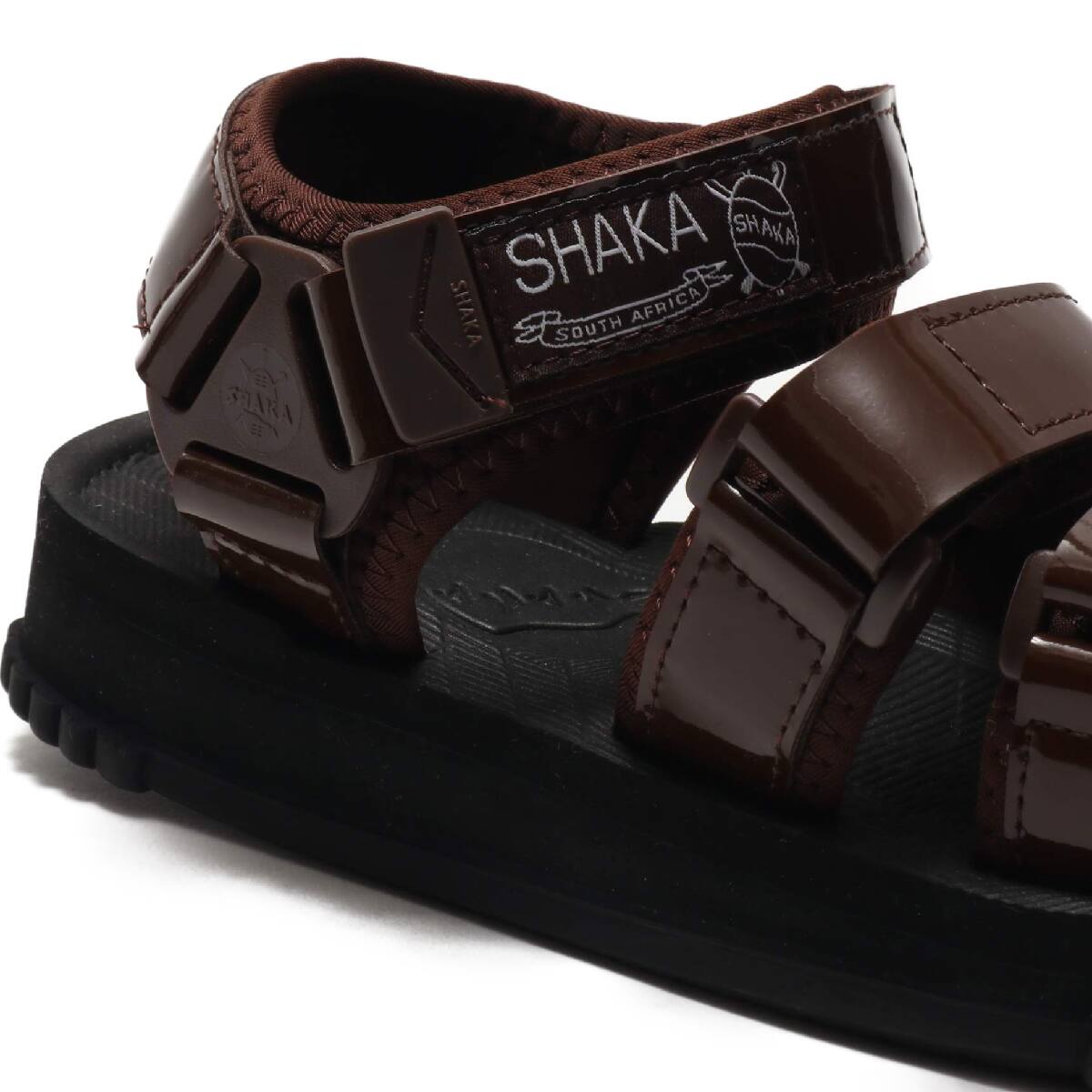 SHAKA NEO BUNGY PATENT Brown 20SS-Iの画像