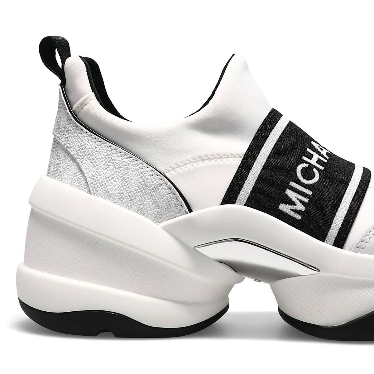 MICHAEL KORS OLYMPIA SLIP ON BRIGHT WHT 22SP-I