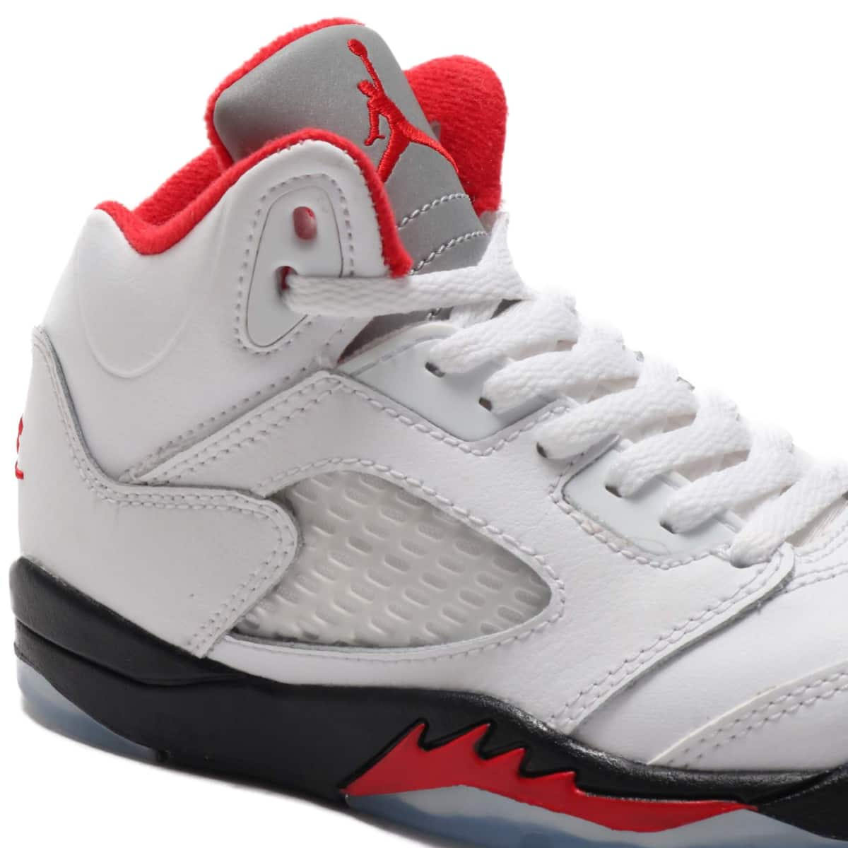 JORDAN BRAND JORDAN 5 RETRO(PS) TRUE WHITE/FIRE RED-BLACK 20SP-S