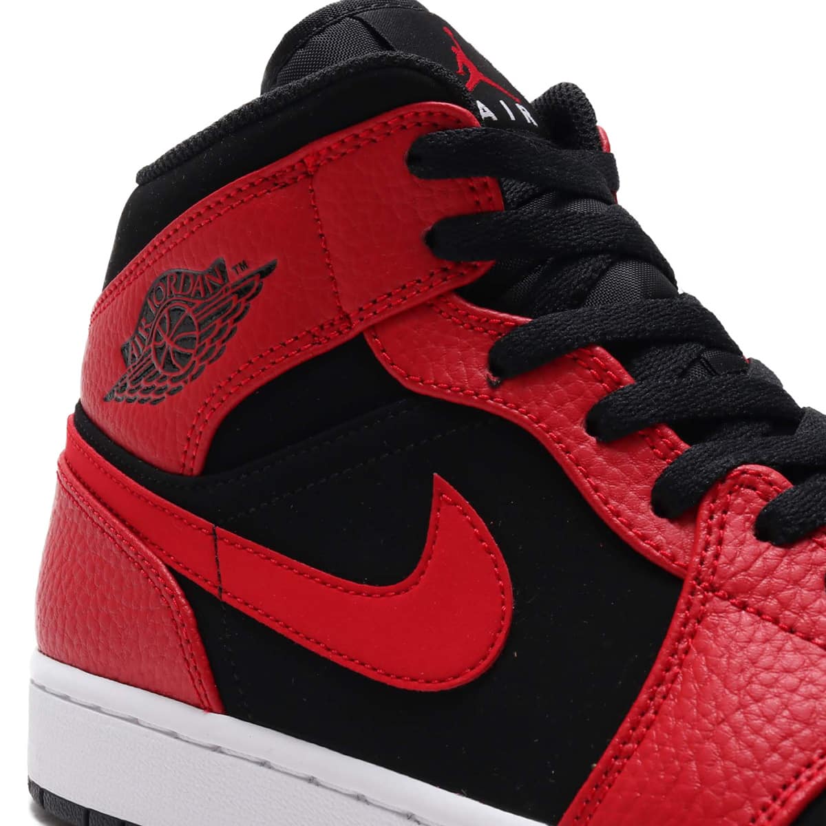 JORDAN BRAND AIR JORDAN 1 MID BLACK/GYM RED-WHITE 18HO-Iの画像