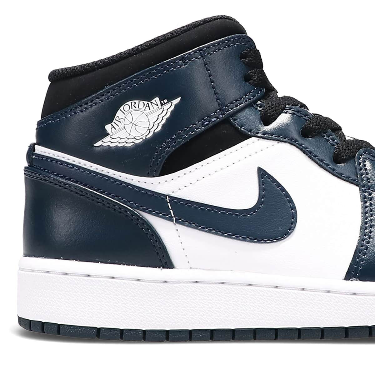 JORDAN BRAND AIR JORDAN 1 MID (GS) ARMORY NAVY/WHITE-BLACK 21HO-I