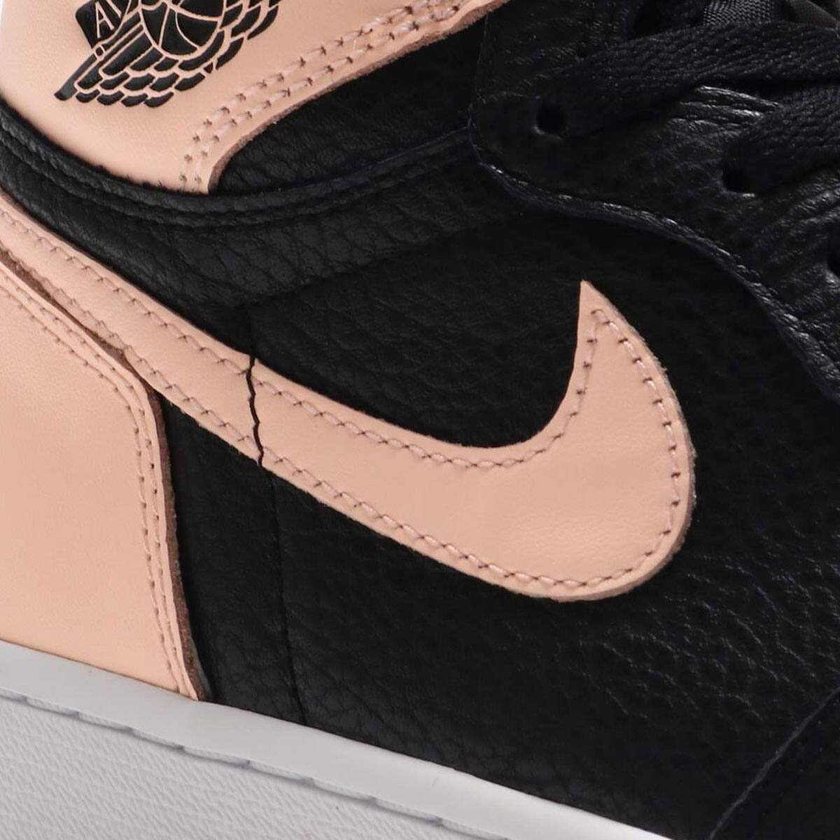 JORDAN BRAND AIR JORDAN 1 RETRO HIGH OG BLACK/CRMSN TNT-WHITE-HYPR PNK 19SU-Sの画像