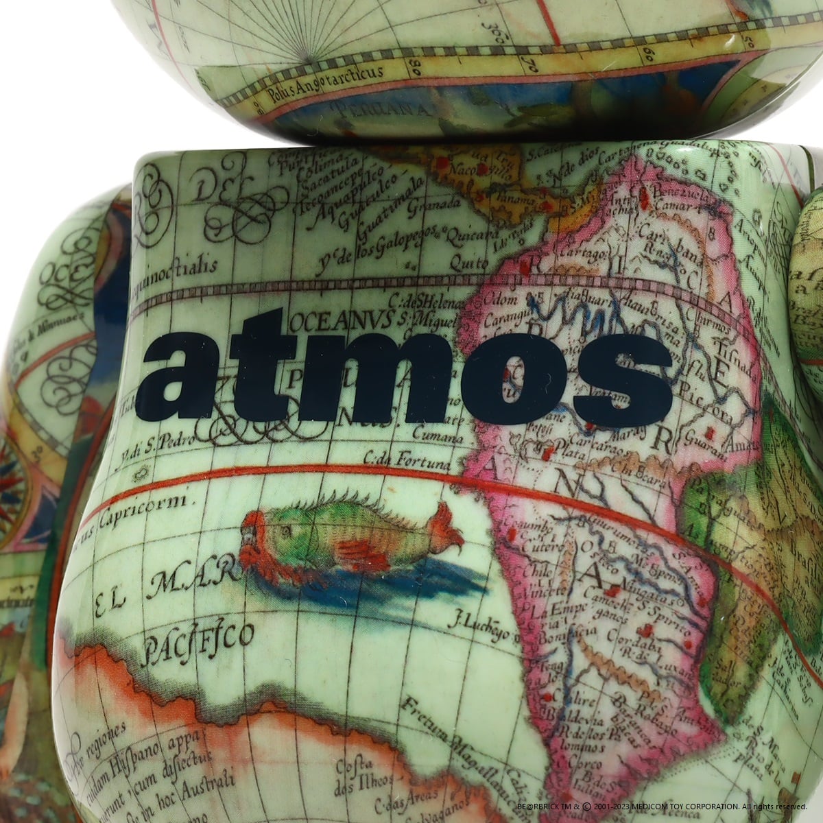 BE@RBRICK atmos AGED MAP 100％ & 400％