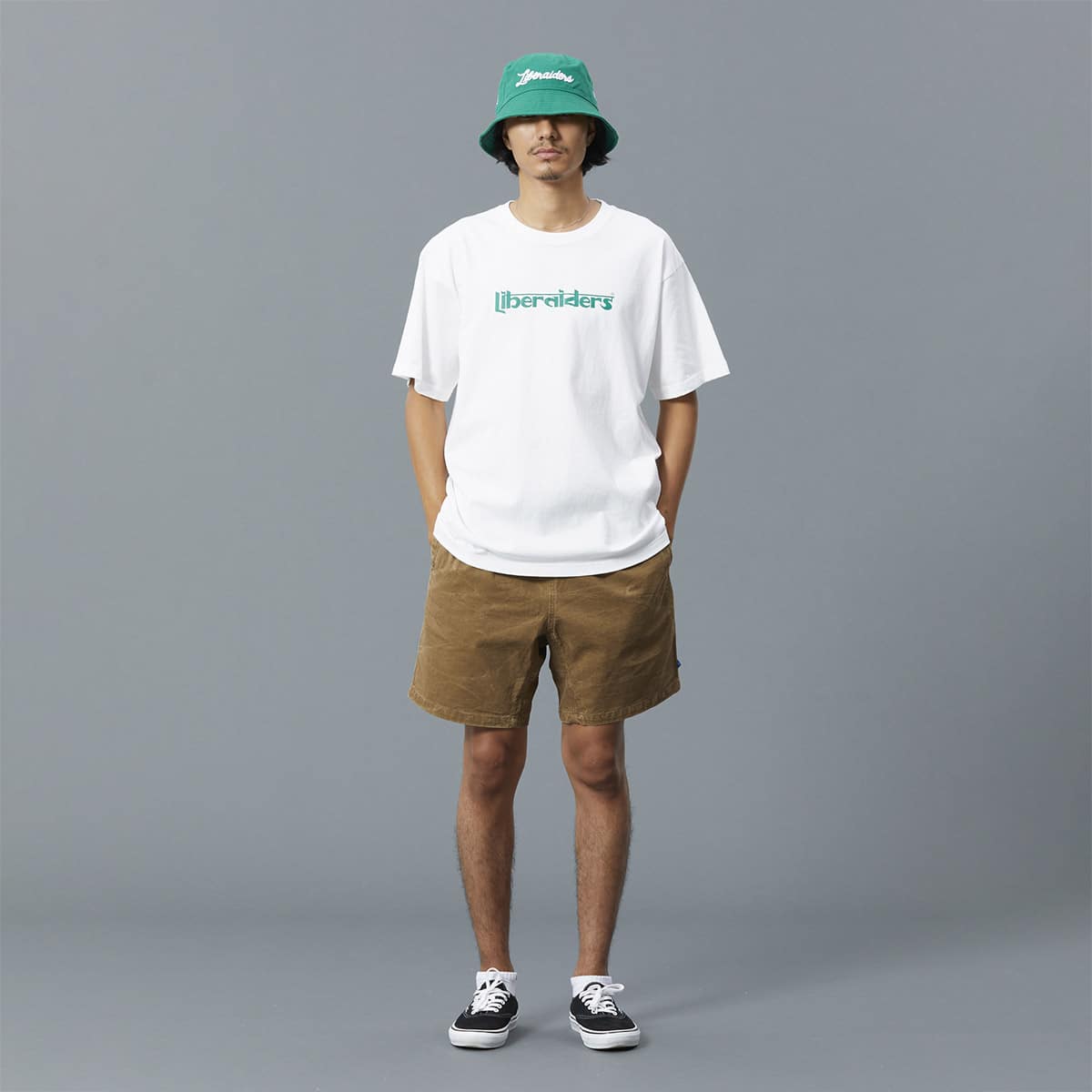 LIBERAIDERS BENGAL LOGO TEE WHITE の画像