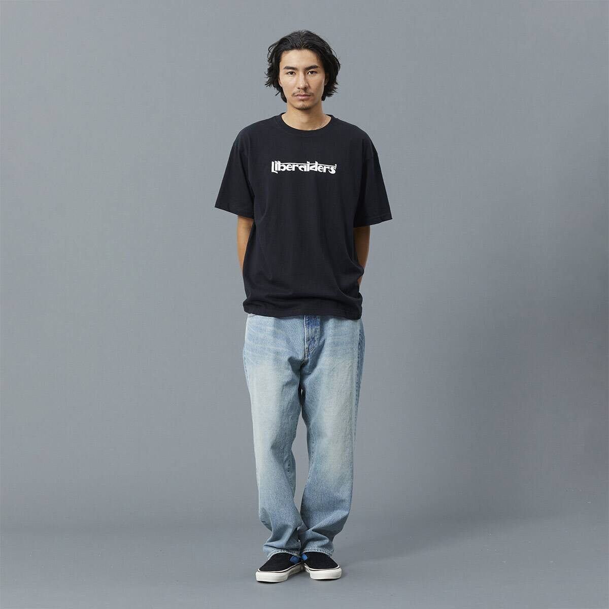 LIBERAIDERS BENGAL LOGO TEE BLACK の画像
