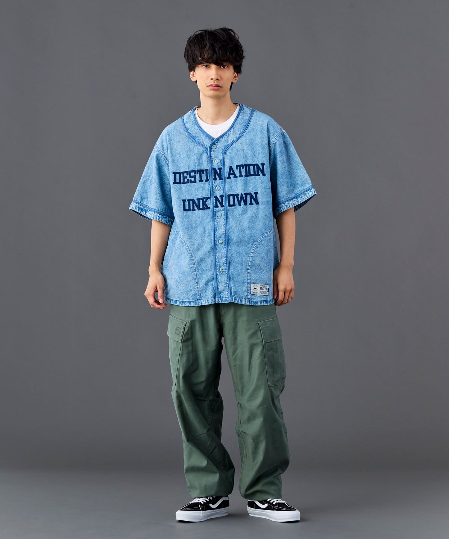 LIBERAIDERS 6-POCKET ARMY BAGGY PANTS OLIVEの画像
