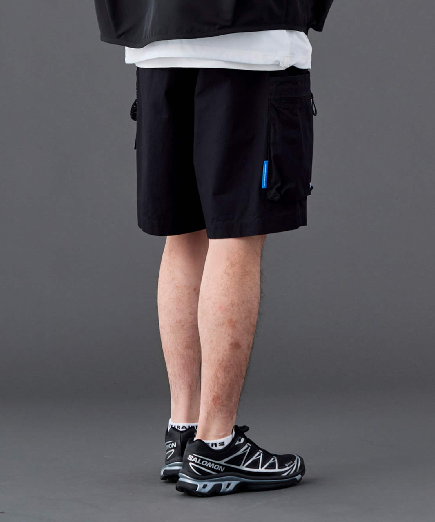 LIBERAIDERS CORDURA RIP UTILITY SHORTS BLACKの画像