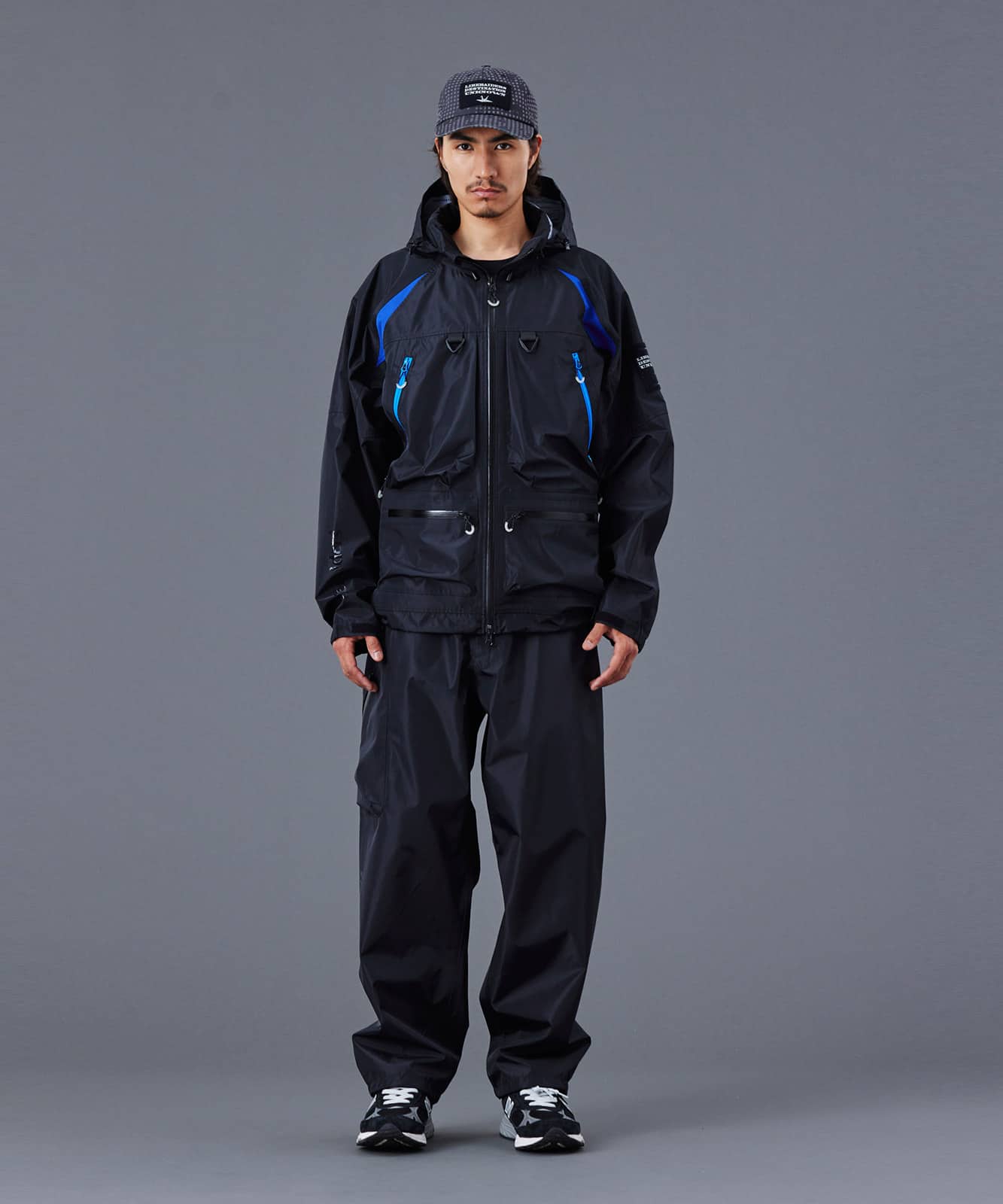 LIBERAIDERS ALL CONDITIONS 3LAYER JACKET III BLACKの画像
