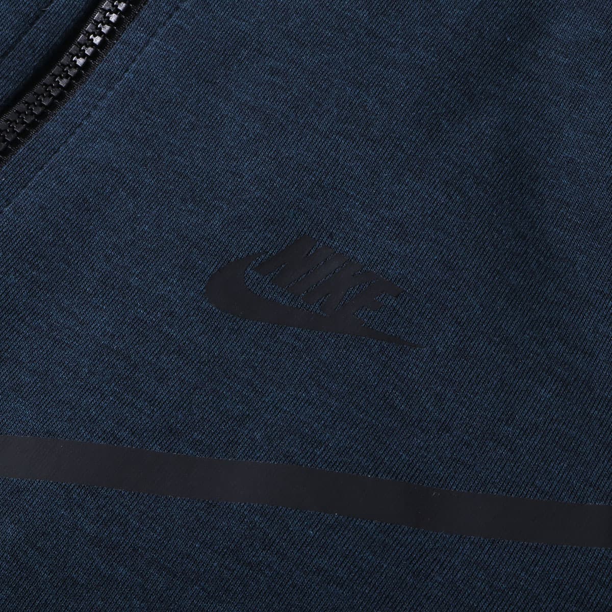 NIKE AS M NSW TCH FLC WR HOODIE FZ DEEP JUNGLE/HTR/BLACK