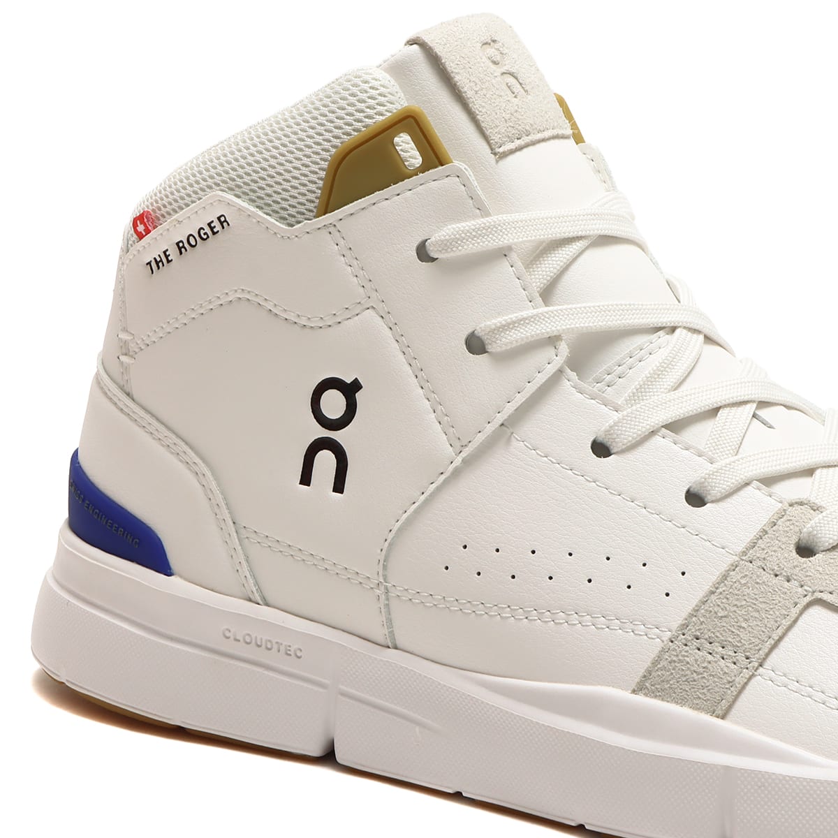 On THE ROGER Clubhouse Mid White / Indigoの画像