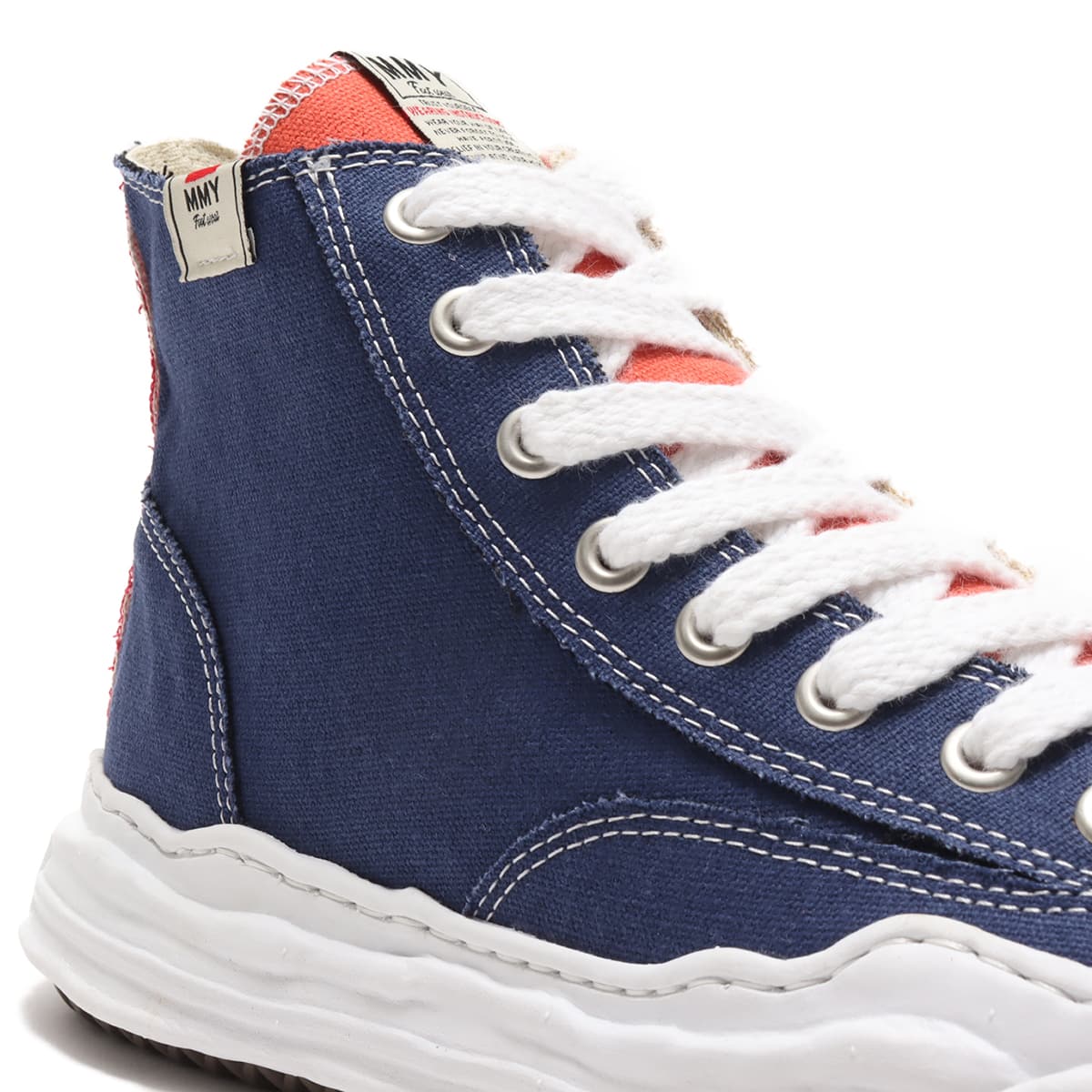 Maison MIHARA YASUHIRO OG CANVAS HITOP NAVY/BEIGEの画像