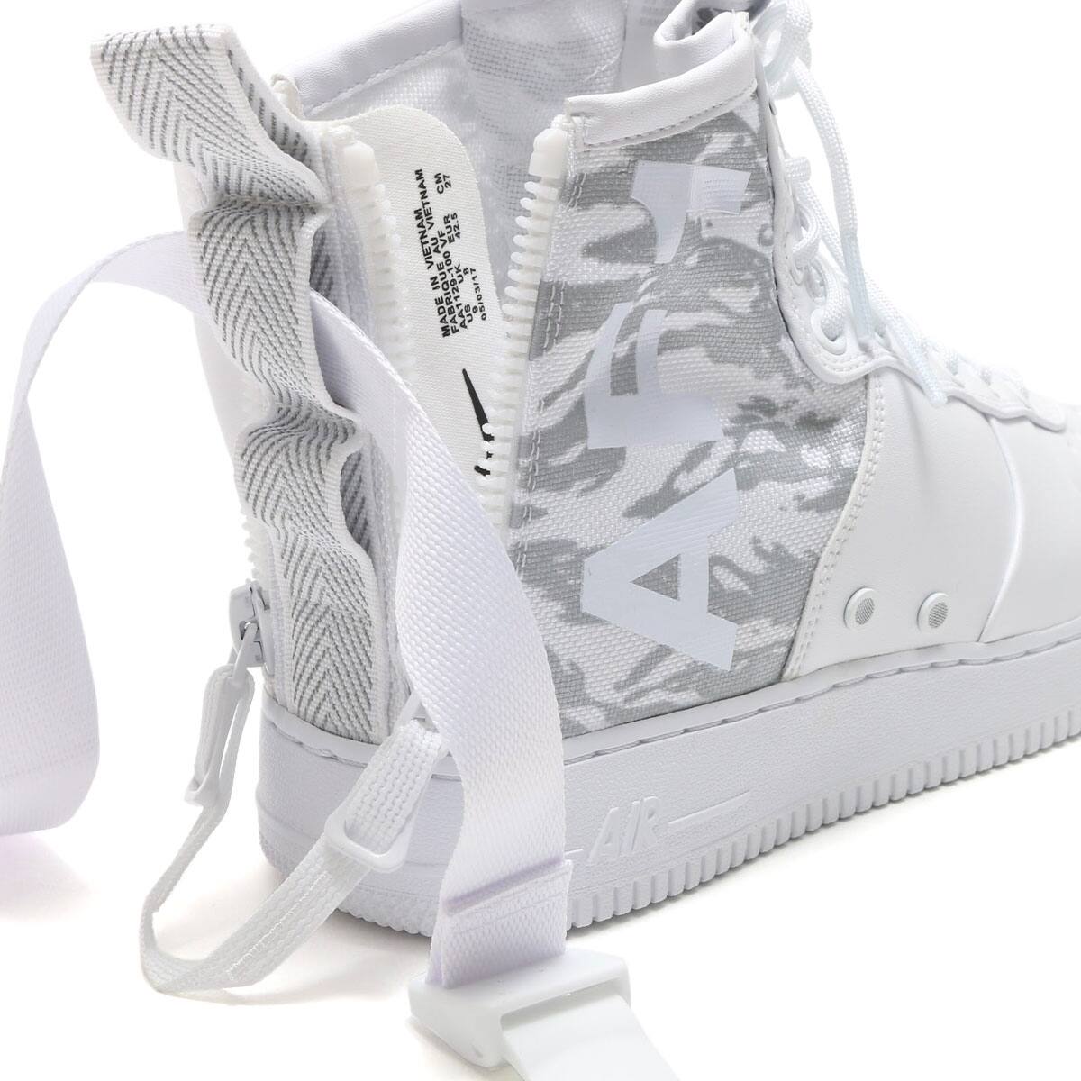 nike sf af1 mid white