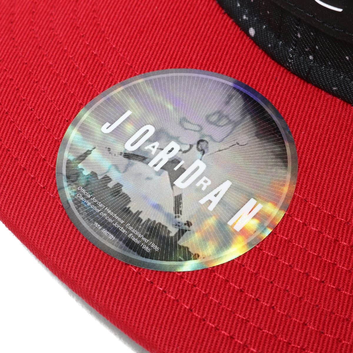 JORDAN BRAND JORDAN PRO AOP SNAPBACK BLACK/GYM RED/GYM RED 18HO-Iの画像