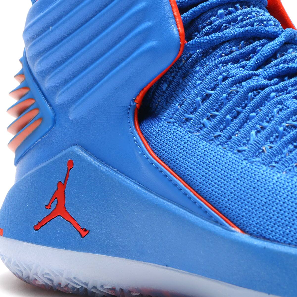 JORDAN BRAND AIR JORDAN XXXII PF SIGNAL BLUE/TEAM ORANGE-METALLIC SILVERの画像