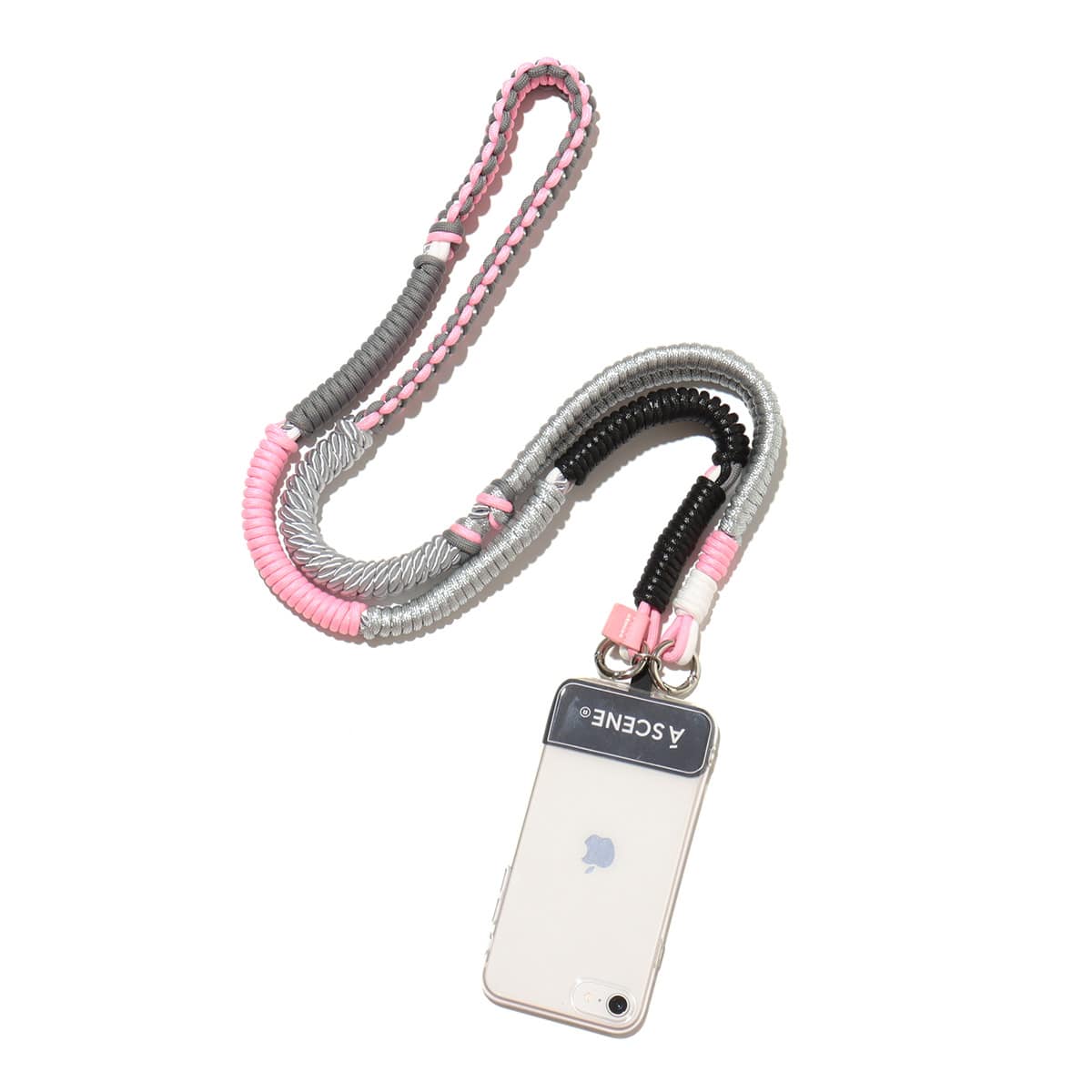 A SCENE atmos pink別注 Design paracord shoulder Baby Pink の画像