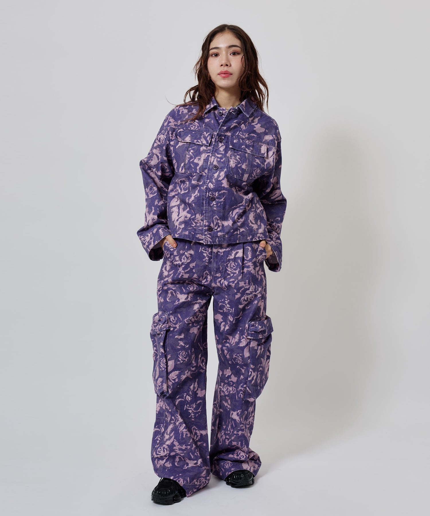 atmos pink Rose Camouflage Jacket PINKの画像