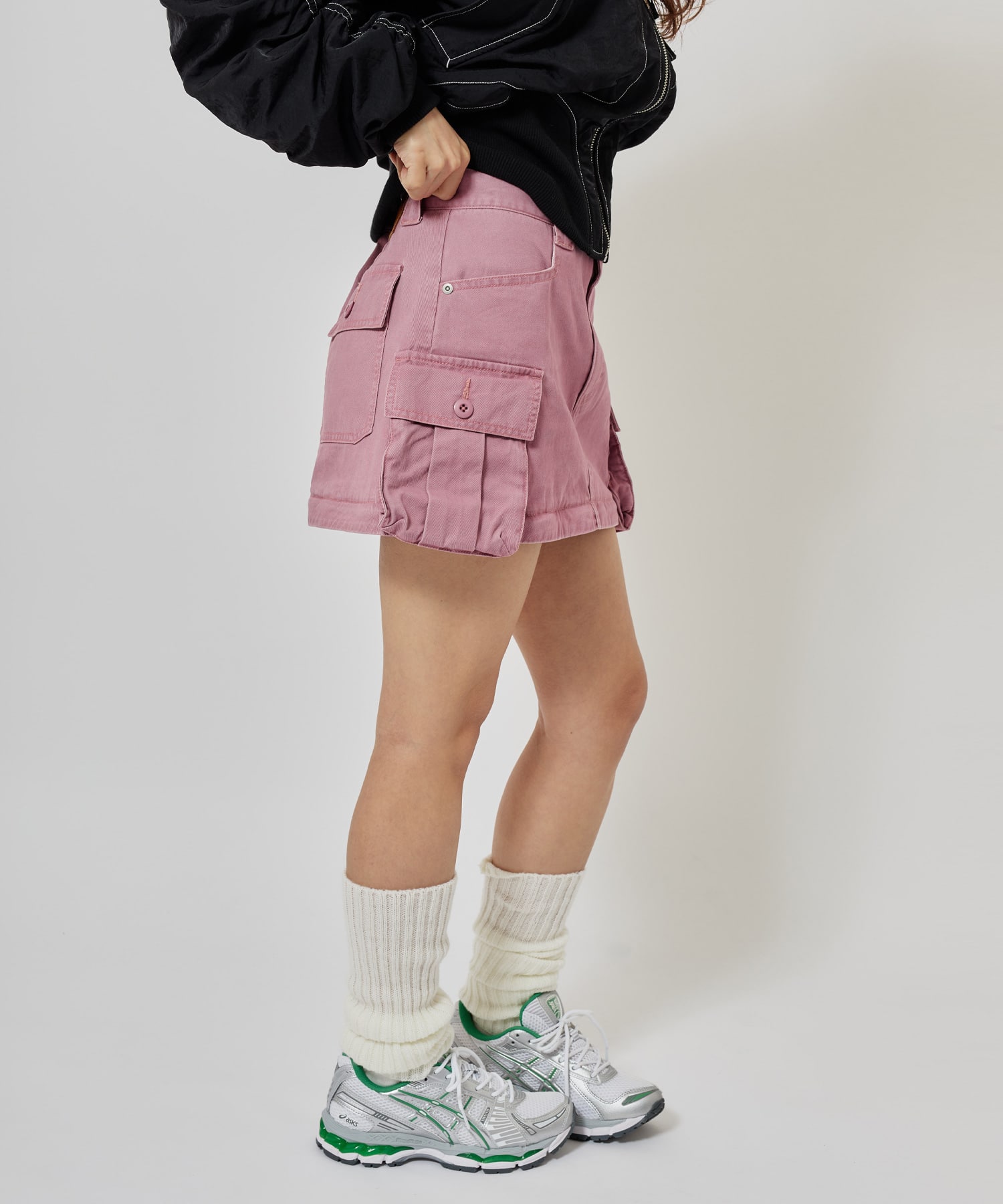 atmos pink 2way Military Skirt PINKの画像