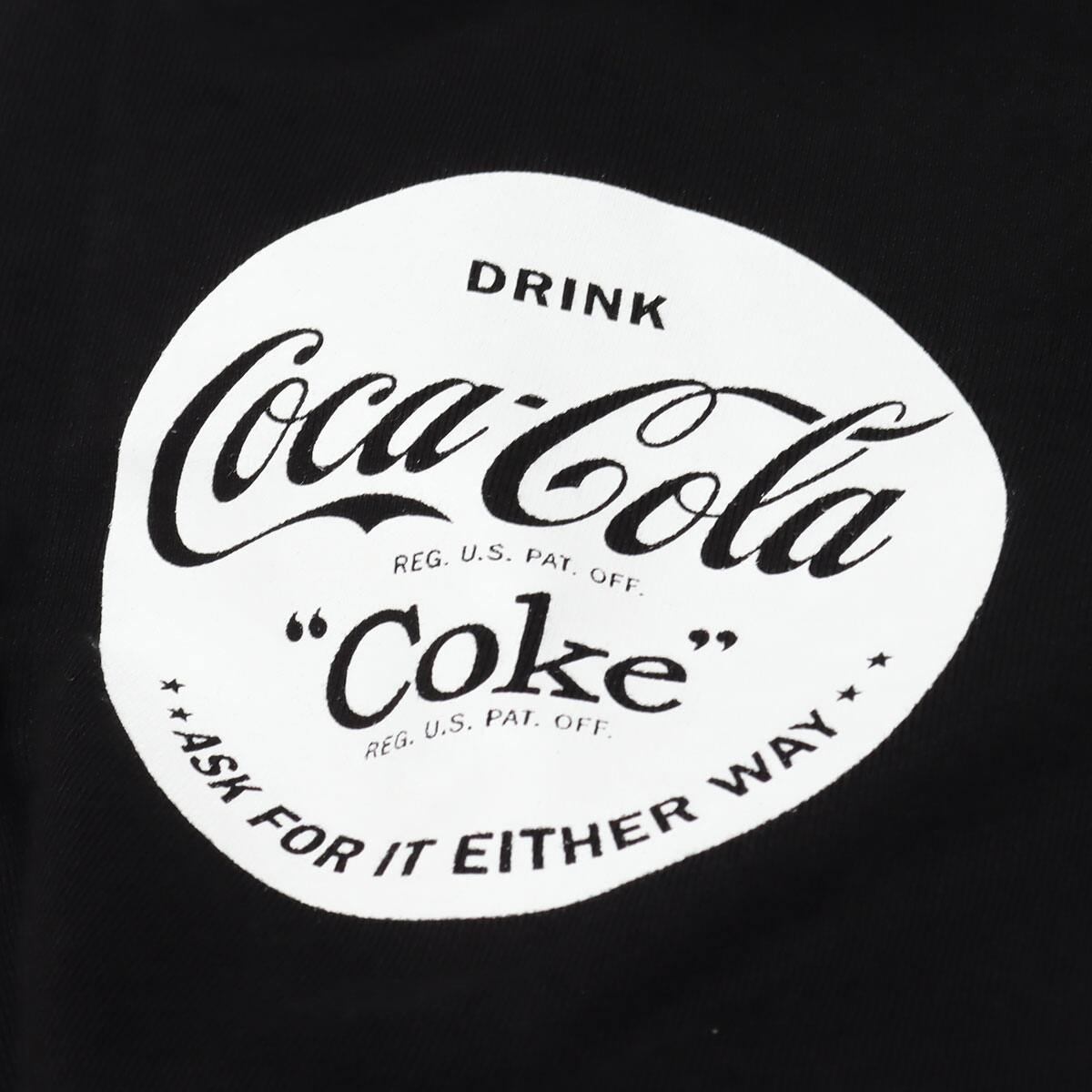 ATMOS LAB COCA-COLA BY ATMOS LAB DRINK DELICIOUS HOODIE BLACK