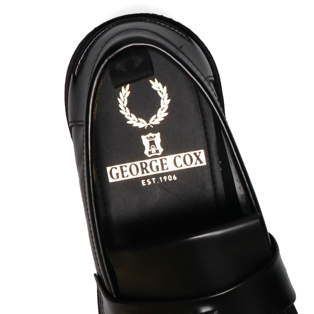 FRED PERRY × GEORGE COX TASSEL LOAFER BLACK 20FA-Iの画像