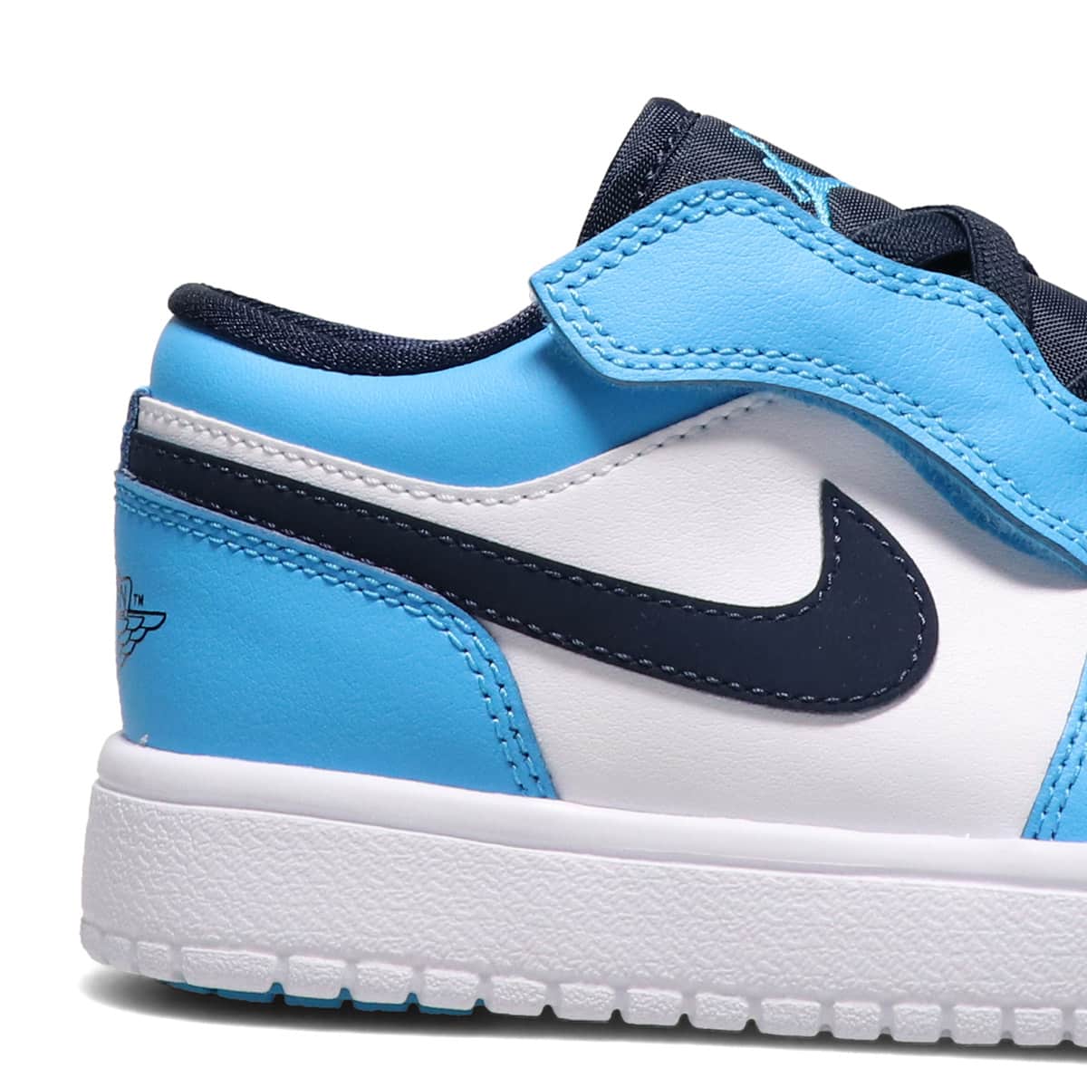 JORDAN BRAND JORDAN 1 LOW ALT (PS) WHITE/DK POWDER BLUE-OBSIDIAN 21FA-Iの画像
