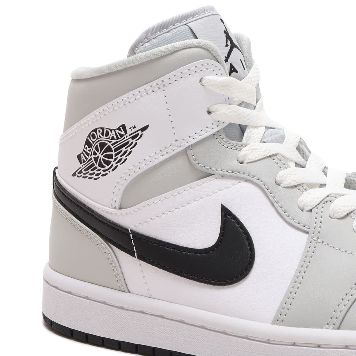 JORDAN BRAND WMNS AIR JORDAN 1 MID GREY FOG/BLACK-WHITE 21HO-I