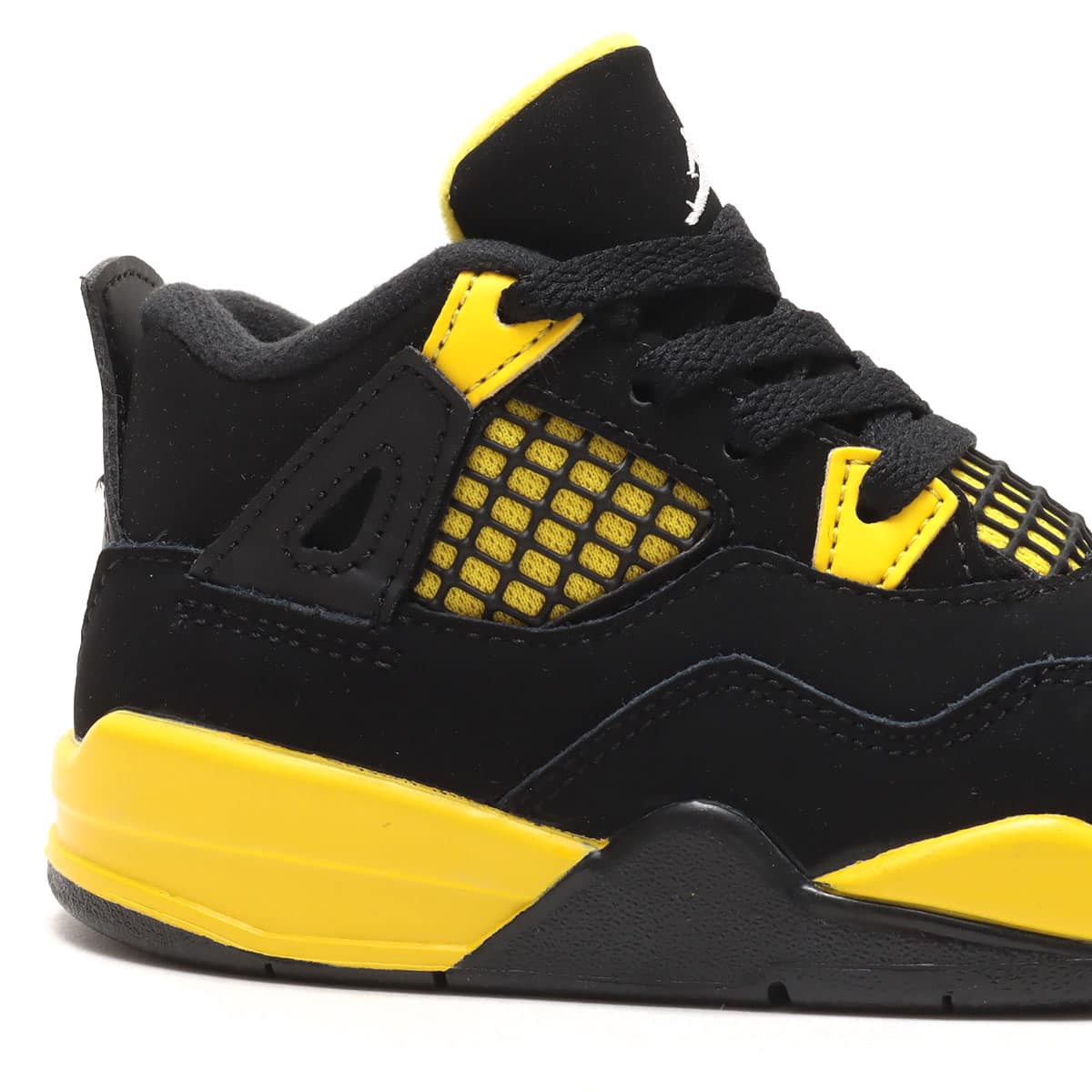 JORDAN BRAND JORDAN 4 RETRO TD BLACK/WHITE-TOUR YELLOW 23SU-I