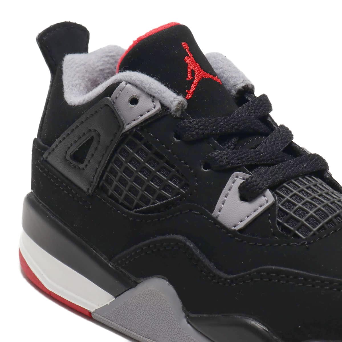 JORDAN BRAND JORDAN 4 RETRO TD BLACK/FR RED-CMNT GRY-SMMT WHT 19SU-S