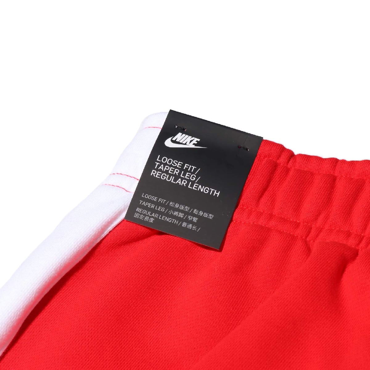 NIKE AS M NSW JDI PANT HVYWT UNIVERSITY RED/WHITE 19FA-Sの画像