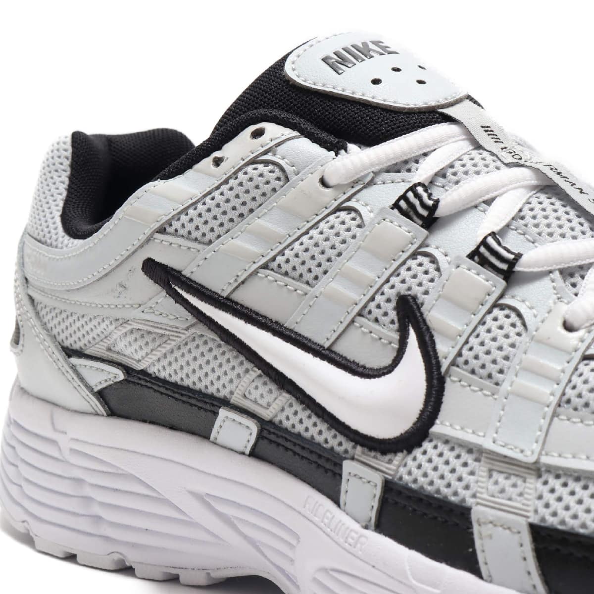 NIKE P-6000 PURE PLATINUM/WHITE-BLACK 23HO-I