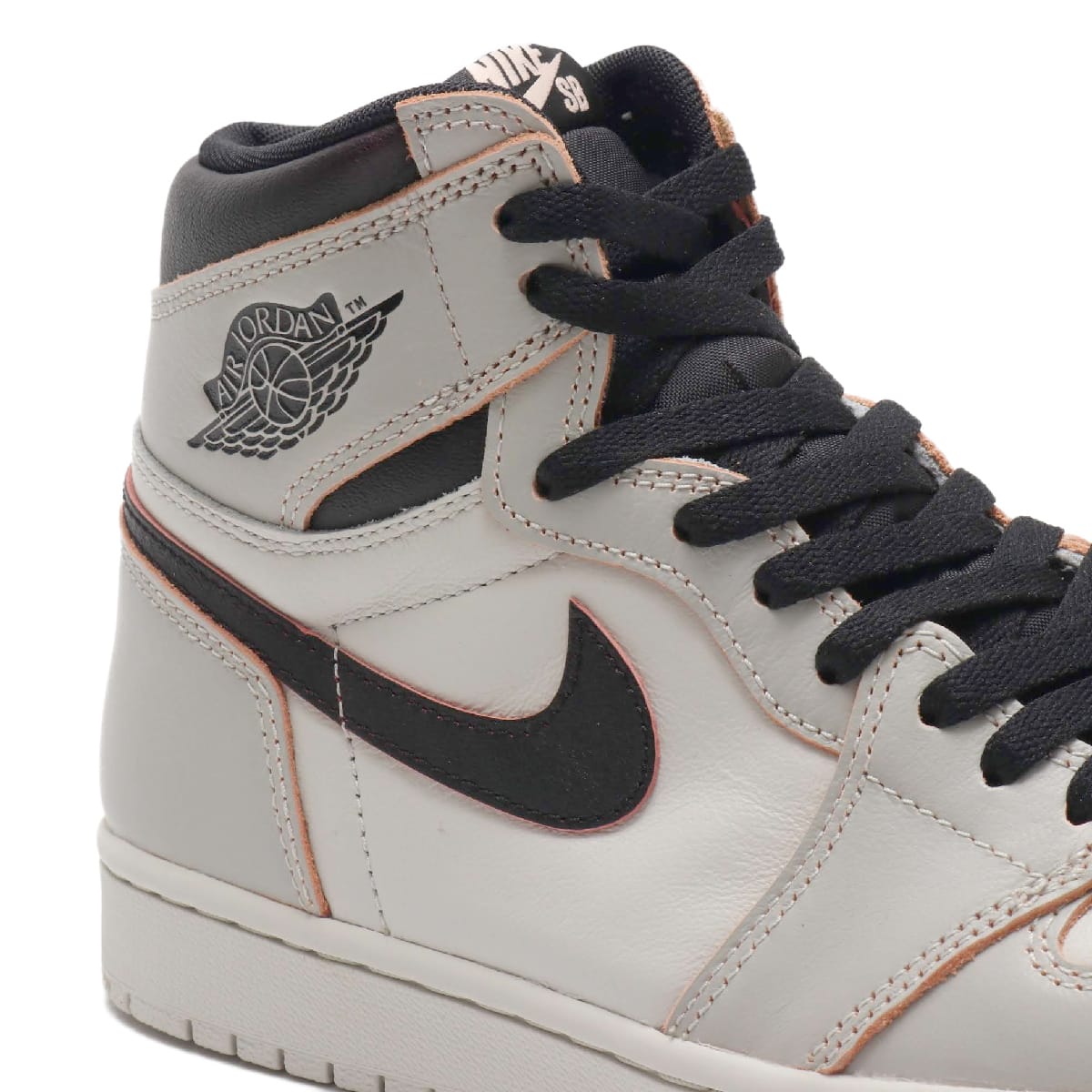 JORDAN BRAND AIR JORDAN 1 HIGH OG DEFIANT LT BONE/BLK-CRMSN TNT-HYPR PNK 19SU-Sの画像