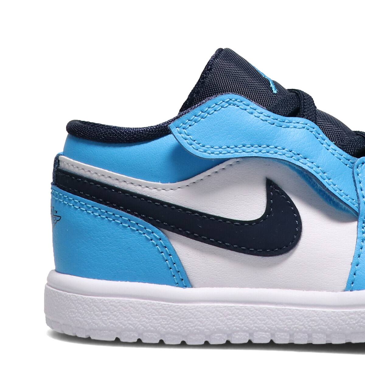 JORDAN BRAND JORDAN 1 LOW ALT (TD) WHITE/DK POWDER BLUE-OBSIDIAN 21FA-Iの画像