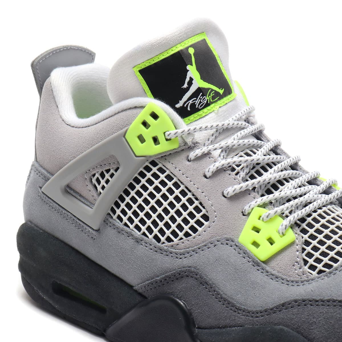 JORDAN BRAND AIR JORDAN 4 RETRO SE GS COOL GREY/VOLT-WOLF GREY