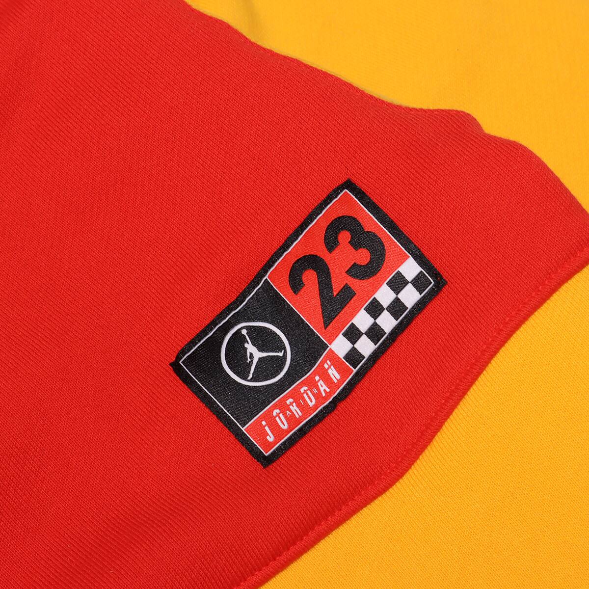JORDAN BRAND AS M J SPRT DNA PO HOODIE CHILE RED/UNIVERSITY GOLD/BLACK/BLACK 21SP-Iの画像