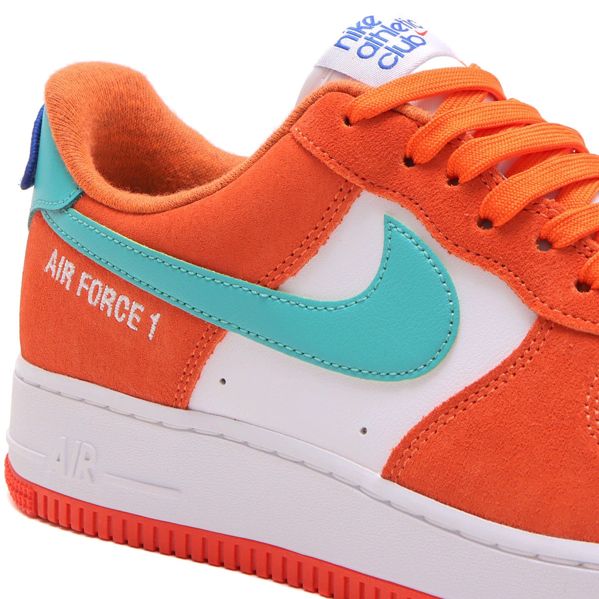 NIKE AIR FORCE 1 '07 LV8 RUSH ORANGE/WASHED TEAL-WHITE 22SP-I