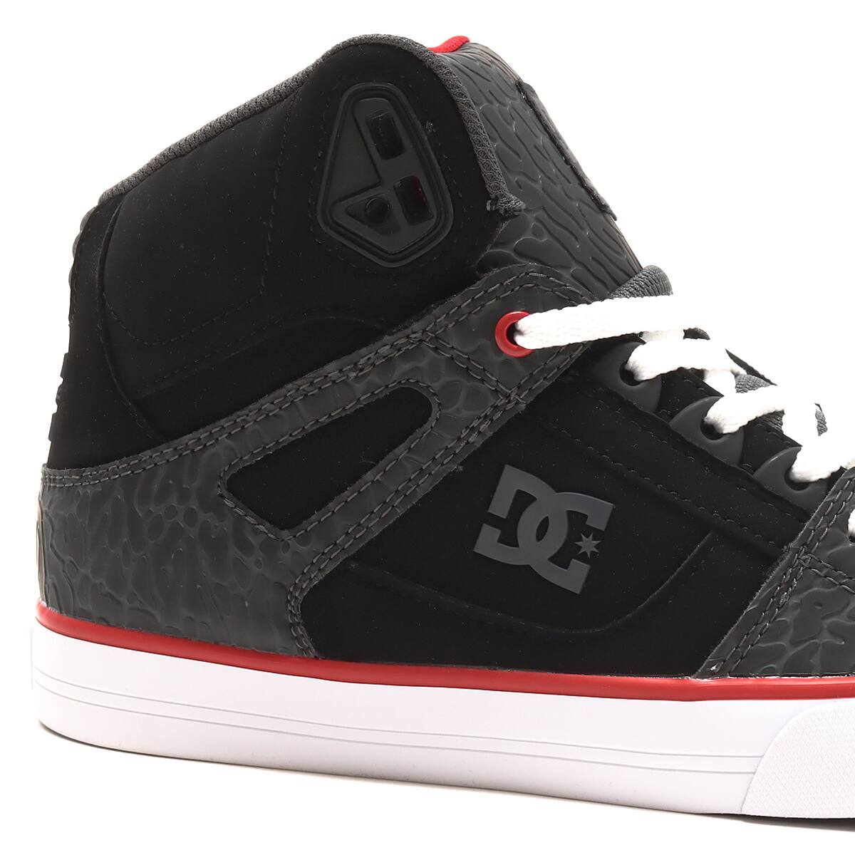 DC SHOES PURE HIGH-TOP WC SE SN DARK GREY/WHITE 22FW-I