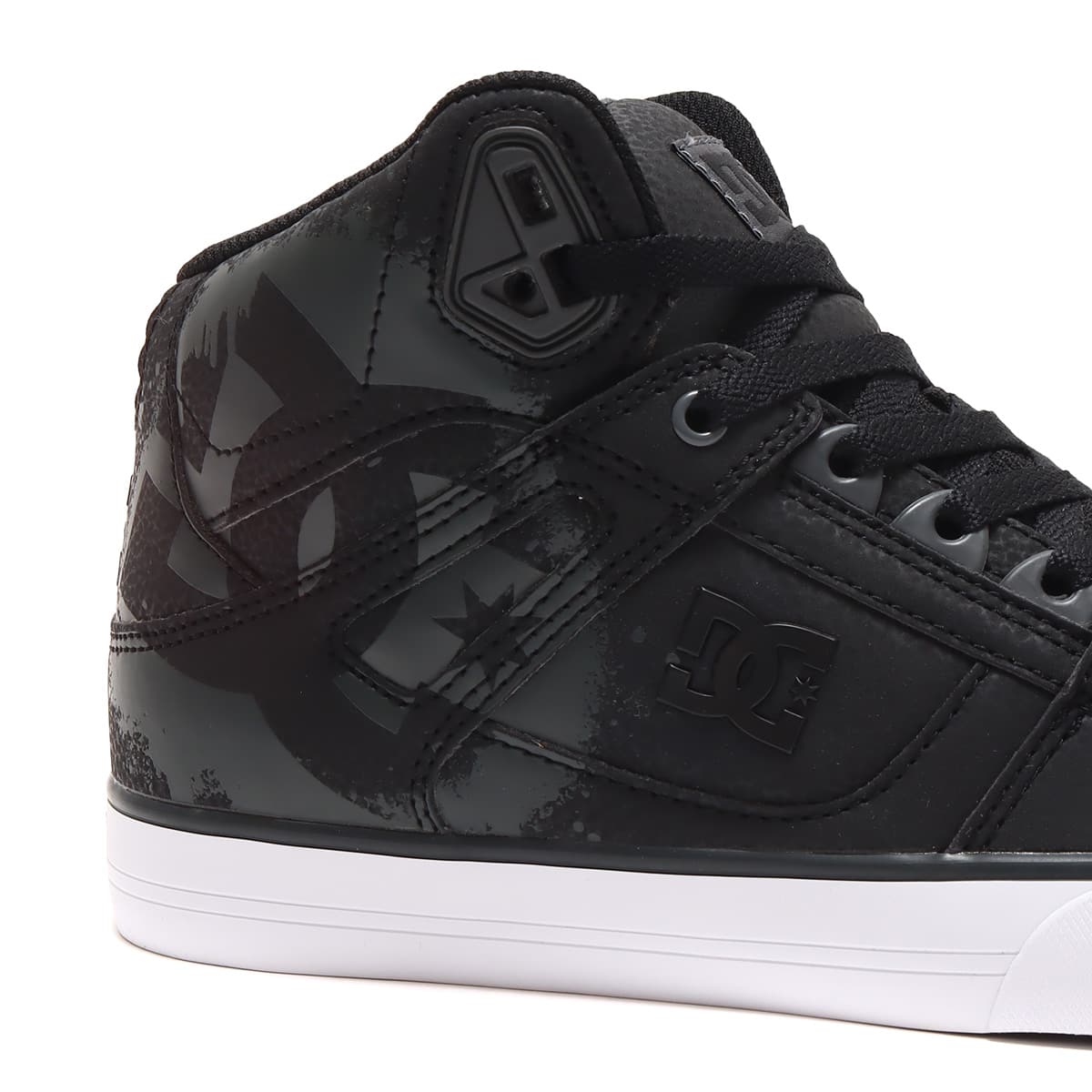 DC SHOES PURE HIGH-TOP WC SE SN BLACK/WHITE/GREY 23SS-Iの画像