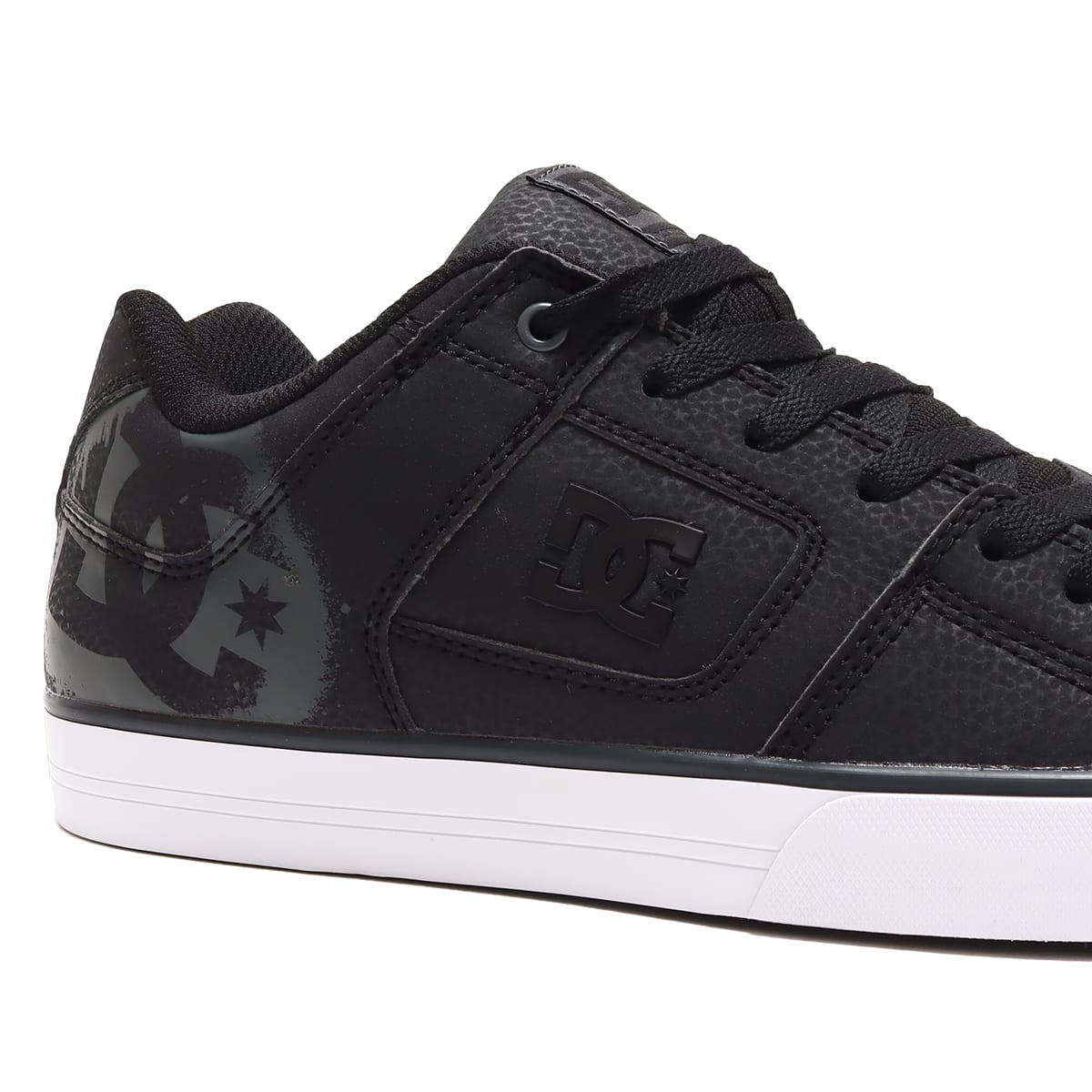 DC SHOES PURE SE SN BLACK/WHITE/GREY 23SS-Iの画像