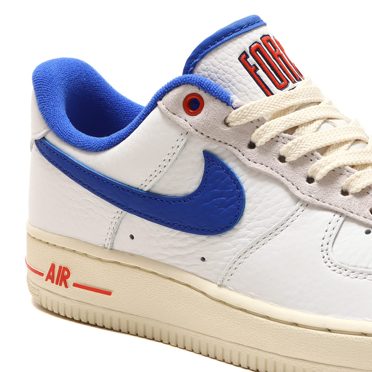NIKE WMNS AIR FORCE 1 ' LX SUMMIT WHITE/HYPER ROYAL PICANTE RED