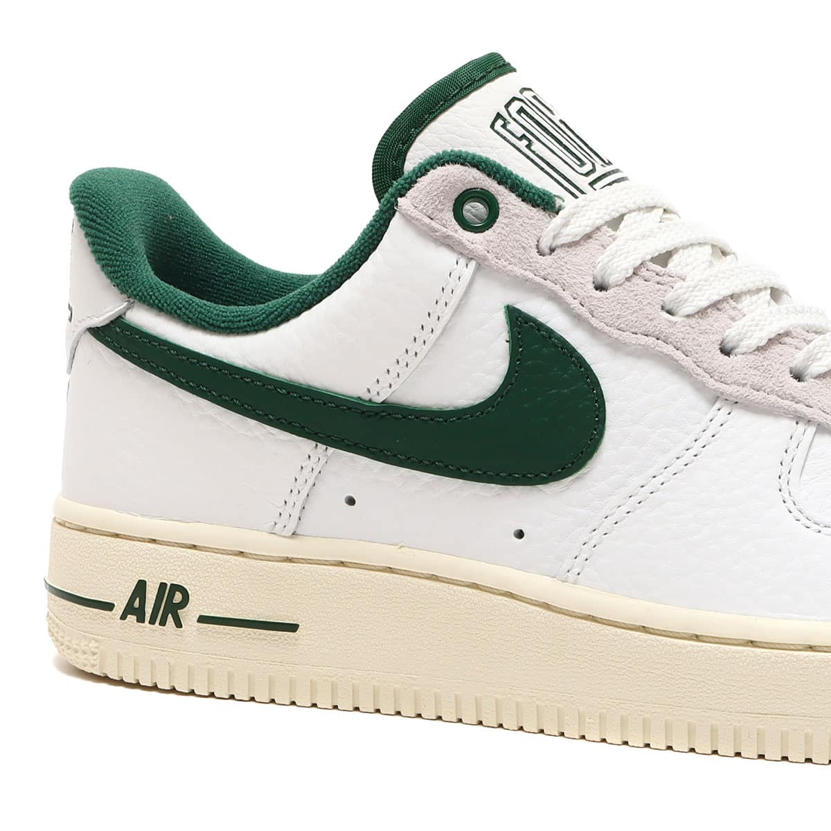 NIKE WMNS AIR FORCE 1 '07 LX SUMMIT WHITE/GORGE GREEN-WHITE