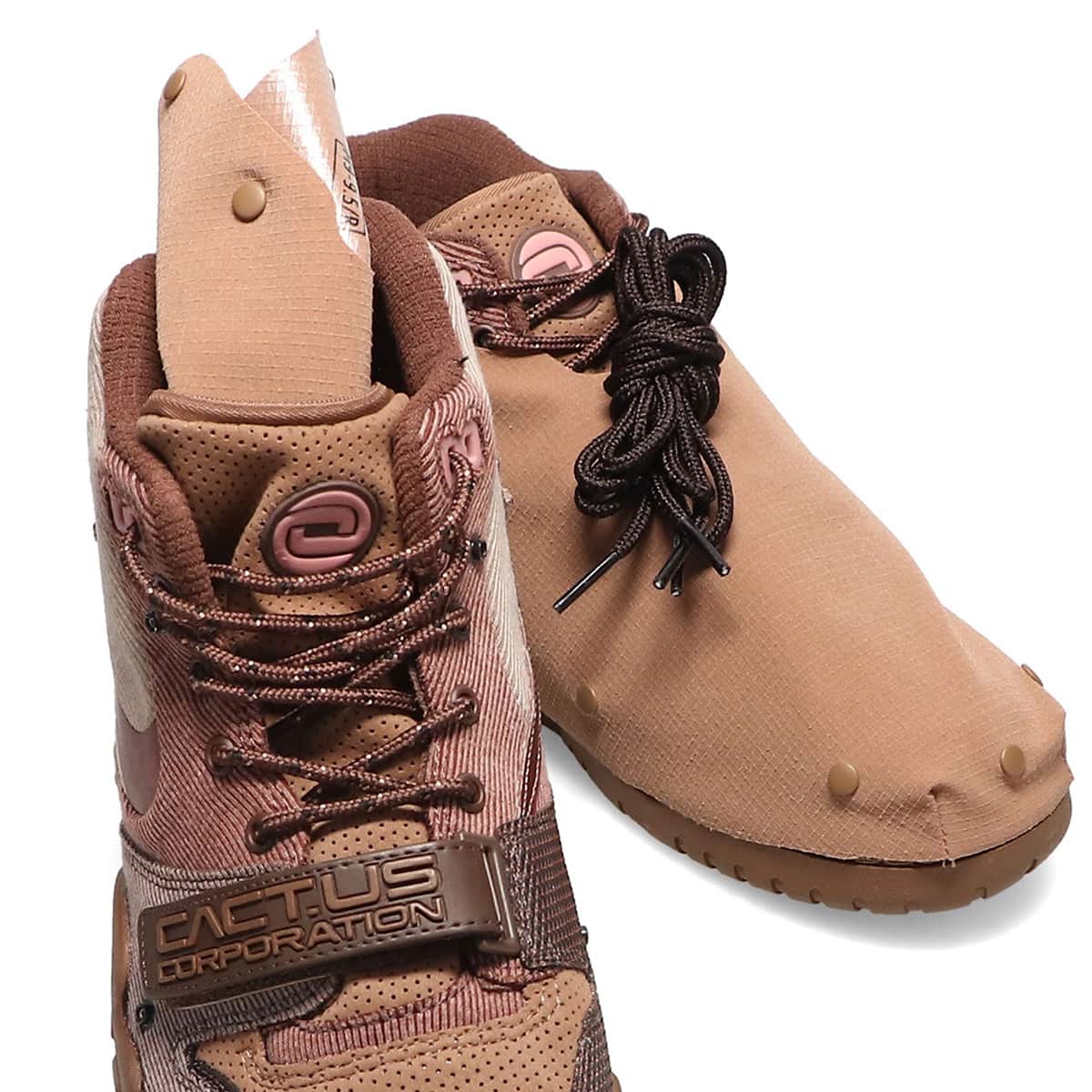NIKE AIR TRAINER 1 / CJ LT CHOCOLATE/RUST PINK-ARCHAEO BROWN 22SU-Sの画像