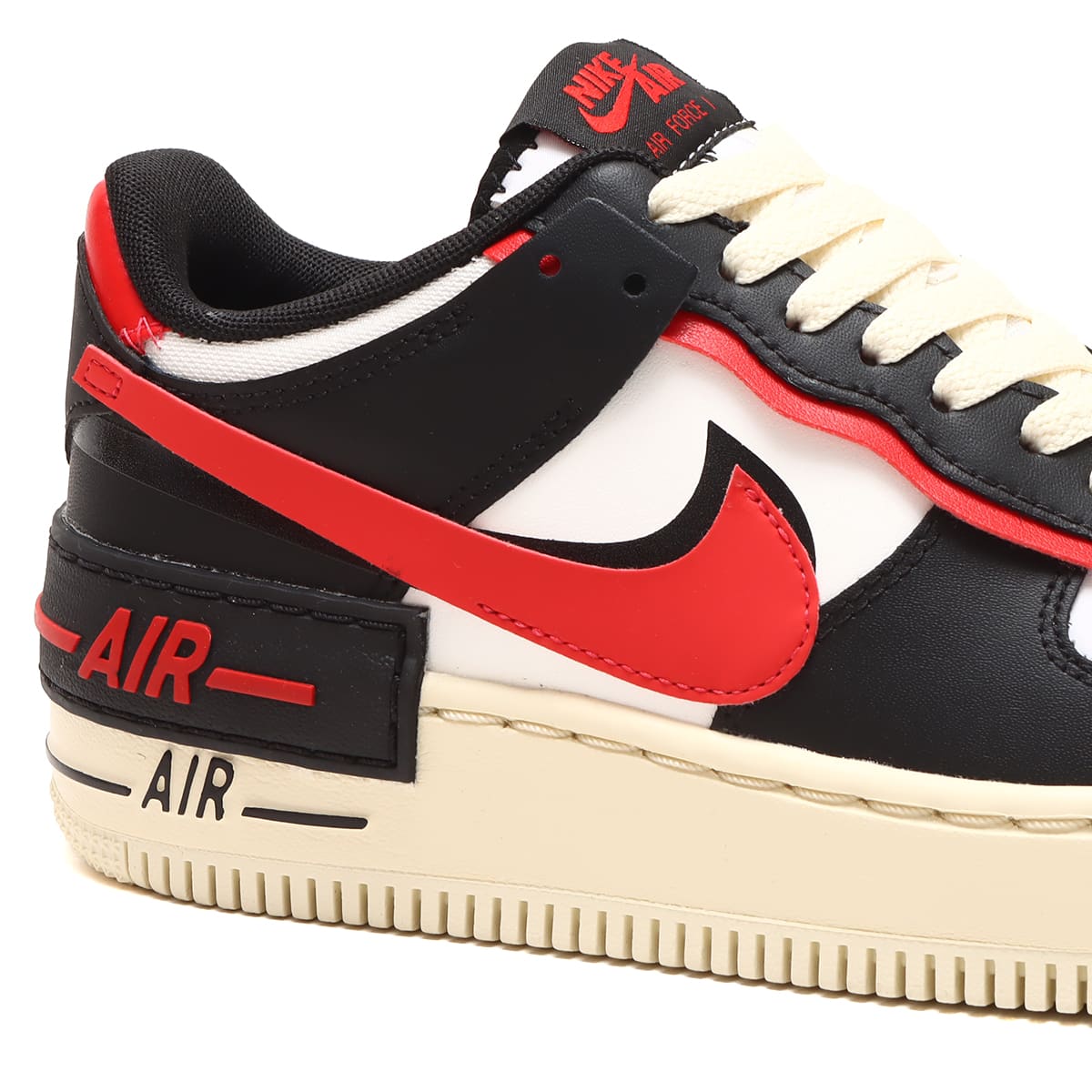 Air force 1 white red clearance and pink shadow pack sneakers