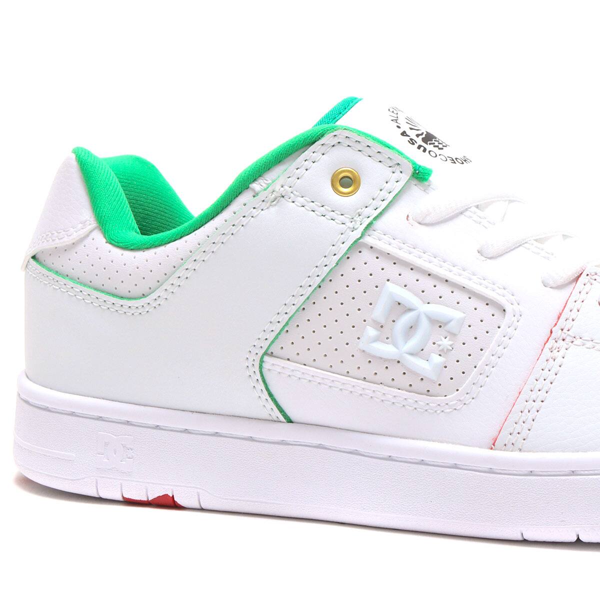 DC SHOES MANTECA ALEXIS WHITE/REDの画像