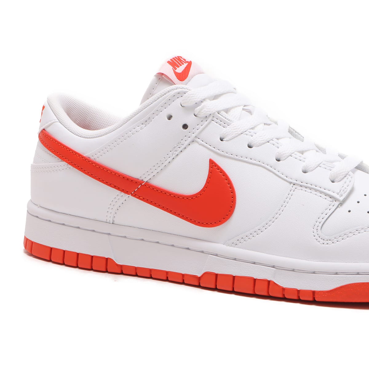 NIKE DUNK LOW RETRO WHITE/PICANTE RED 23FA-I