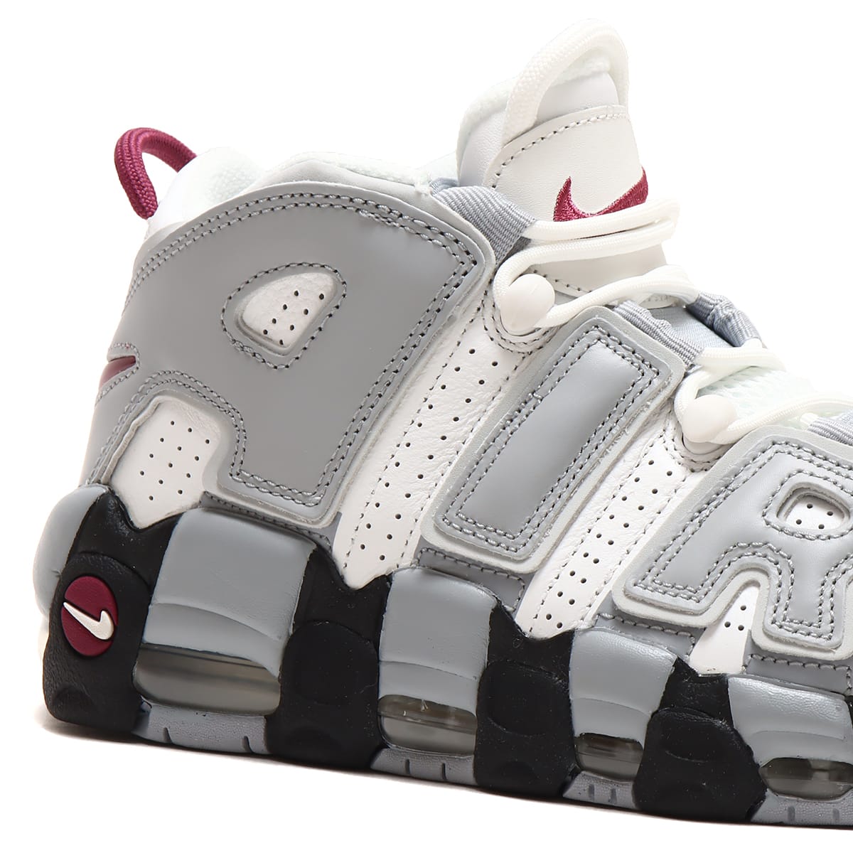 NIKE W AIR MORE UPTEMPO SUMMIT WHITE/ROSEWOOD-WOLF GREY 23SP-I