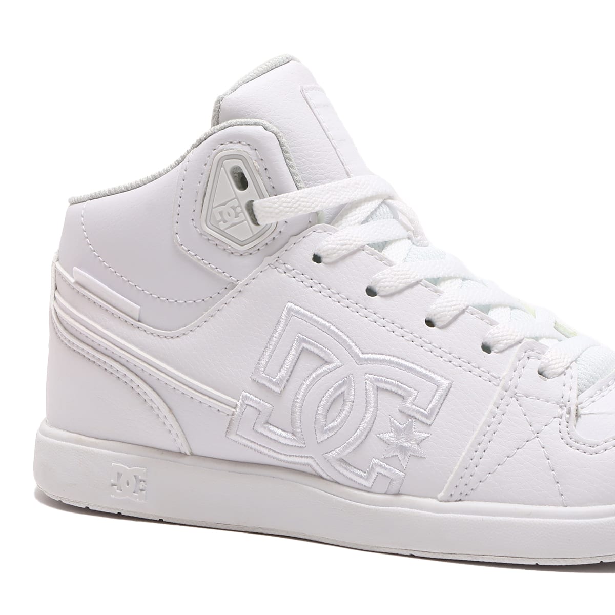 DC SHOES Ws UNIVERSITY MID SE SN WHITE/WHITE/WHITE 23SS-Iの画像