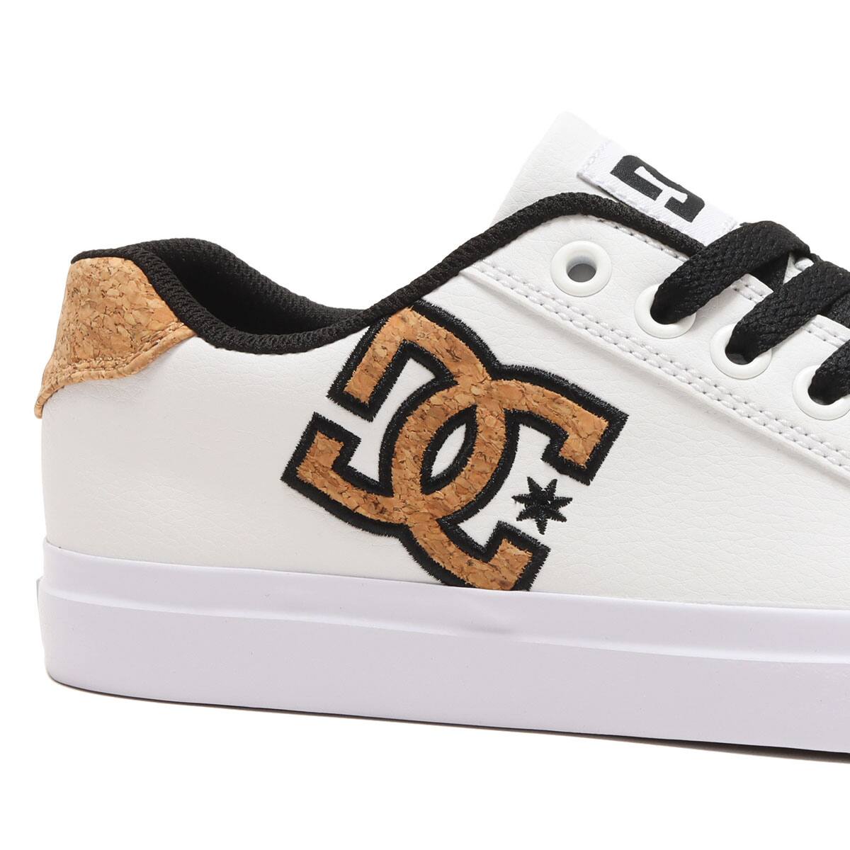 DC SHOES Ws CHELSEA PLUS SE SN WHITE/TAN 23SS-Iの画像
