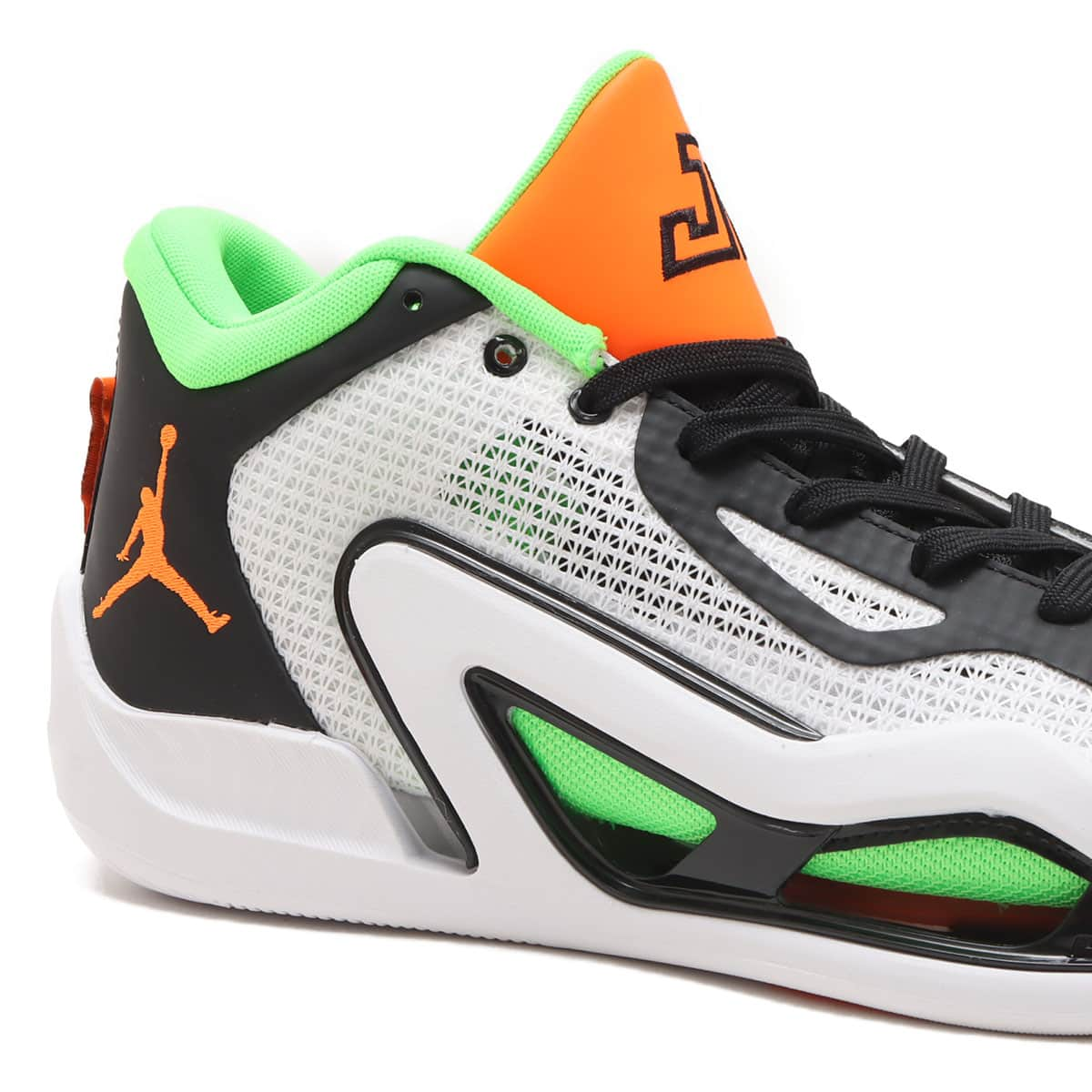 JORDAN BRAND JORDAN TATUM 1 PF WHITE/TOTAL ORANGE-BLACK-GREEN